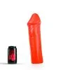 All Black All Red - Dildo 28 X 7,5 Cm - Rood