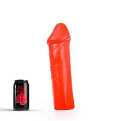 All Black All Red - Dildo 28 X 7,5 Cm - Rood