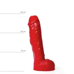 All Black All Red - Dildo 29 X 5.5 Cm - Rood -Sex Toys winkel All Red Dildo 29 x 5 5 cm rood 5