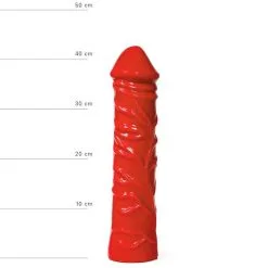 All Black All Red - Dildo 31 X 6,5 Cm - Rood 11 All Black All Red - Dildo 31 X 6,5 Cm - Rood -Sex Toys winkel All Red Dildo 31 x 65 cm rood 6