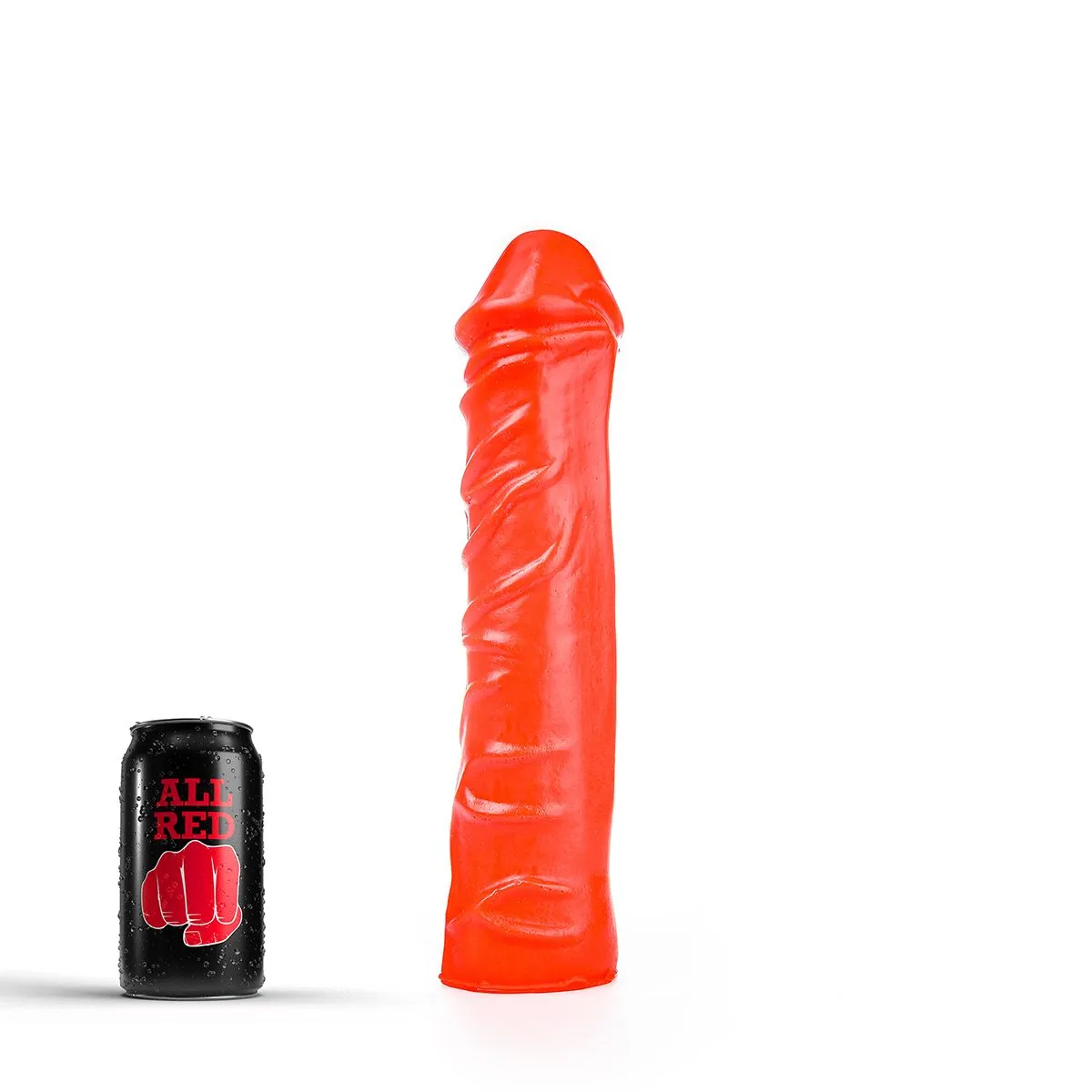 All Black All Red - Dildo 31 X 6,5 Cm - Rood 1 All Black All Red - Dildo 31 X 6,5 Cm - Rood