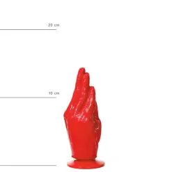 All Black All Red - Fisting Dildo 21 X 6 Cm - Rood 11 All Black All Red - Fisting Dildo 21 X 6 Cm - Rood -Sex Toys winkel All Red Fisting Dildo 21 x 6 cm rood 6