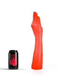 All Black All Red - Fisting Dildo 37 X 7 Cm - Rood