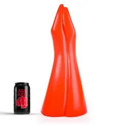 All Black All Red - Fisting Dildo 39 X 16 Cm - Rood