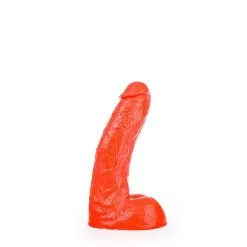 All Black All Red - Klassieke Dildo 25,5 X 4,1 Cm - Rood -Sex Toys winkel All Red Klassieke Dildo 255 x 41 cm rood 5