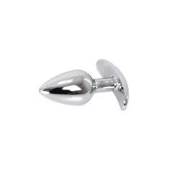 Kiotos Steel Aluminium Buttplug Met Handvat En Sierkristal - Transparant -Sex Toys winkel Aluminium buttplug met handvat en sierkristal transparant 4