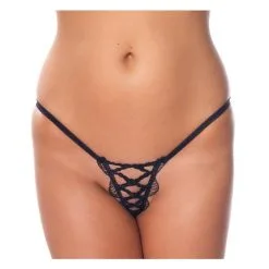 Amorable By Rimba - Bandjes String - Zwart