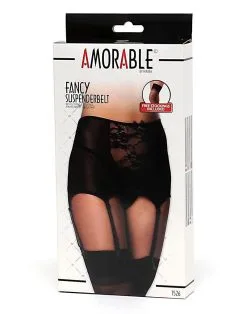 Amorable By Rimba - Erotische Lingerieset - Vintage Stijl Jarretelgordel Met String En Kousen - Zwart - Verkrijgbaar In De Maten S/M En M/L 5 Amorable By Rimba - Erotische Lingerieset - Vintage Stijl Jarretelgordel Met String En Kousen - Zwart - Verkrijgbaar In De Maten S/M En M/L -Sex Toys winkel Amorable by Rimba Erotische Lingerieset Vintage Stijl Jarretelgordel Met String En Kousen Zwart Verkrijgbaar in de Maten SM en ML 3