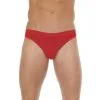 Amorable By Rimba - Erotische Slip - Rood Katoenen Heren Slip - Mannen Slip - One Size - Polyamide