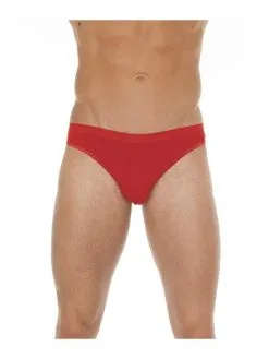 Amorable By Rimba - Erotische Slip - Rood Katoenen Heren Slip - Mannen Slip - One Size - Polyamide