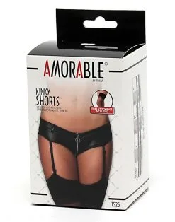 Amorable By Rimba - Erotische Slip - Wetlook Hotpants Met Rits In Kruis Inclusief Jarretels En Kousen - One Size 5 Amorable By Rimba - Erotische Slip - Wetlook Hotpants Met Rits In Kruis Inclusief Jarretels En Kousen - One Size -Sex Toys winkel Amorable by Rimba Erotische Slip Wetlook Hotpants Met Rits In Kruis inclusief Jarretels En Kousen One Size 3