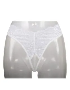 Amorable By Rimba - Erotische String - Kanten Slip Met Open Kruis - Burlesque Uitstraling - Wit - One Size -Sex Toys winkel Amorable by Rimba Erotische String Kanten Slip Met Open Kruis Burlesque Uitstraling Wit One Size 8