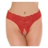 Amorable By Rimba Kanten String Met Open Kruis - Rood