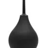 CleanStream Anaal Douche Met Knijpbal En Dunne Tip - Zwart