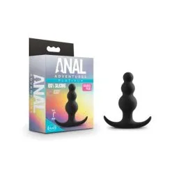 Anal Adventures - Platinum Beaded Anaal Plug - Zwart 5 Anal Adventures - Platinum Beaded Anaal Plug - Zwart -Sex Toys winkel Anal Adventures Platinum Beaded Anaal Plug zwart 3