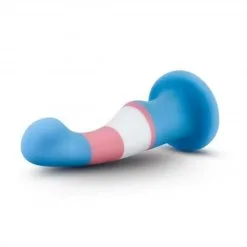 Avant - Pride Siliconen Dildo Met Zuignap - True Blue -Sex Toys winkel Avant Pride Siliconen Dildo Met Zuignap True Blue 3