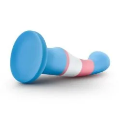 Avant - Pride Siliconen Dildo Met Zuignap - True Blue -Sex Toys winkel Avant Pride Siliconen Dildo Met Zuignap True Blue 4