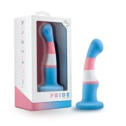 Avant - Pride Siliconen Dildo Met Zuignap - True Blue -Sex Toys winkel Avant Pride Siliconen Dildo Met Zuignap True Blue 6
