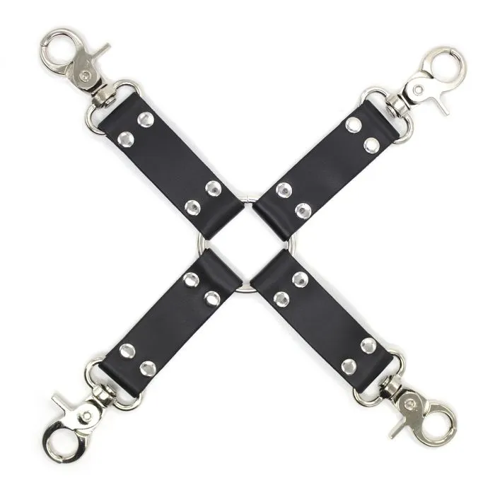 Kiotos BDSM Hogtie - Zwart 1 Kiotos BDSM Hogtie - Zwart