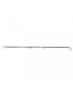 Rimba Bondage Play BDSM Spreader Bar/spreidstang Verstelbaar Met 2 Ringen En Karabijnhaken