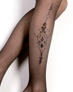 Ballerina - Fantasy Hold Ups Roaring Twenties Kousen (20 Denier) - Zwart -Sex Toys winkel Ballerina Fantasy Hold Ups Roaring Twenties Kousen 20 denier Zwart 3