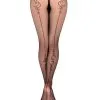 Ballerina - Fantasy Tights Celestial Scroll - Panty (20 Denier) - Zwart