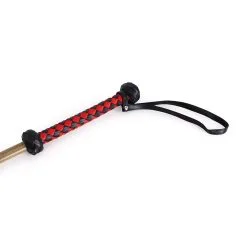 Kiotos Leather Bamboe Cane Met Handvat -Sex Toys winkel Bamboe Cane met handvat 3