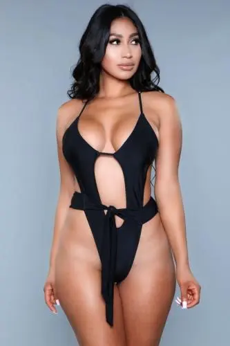 Be Wicked Swimwear Be Wicked - Trinity Badpak - Zwart 1 Be Wicked Swimwear Be Wicked - Trinity Badpak - Zwart