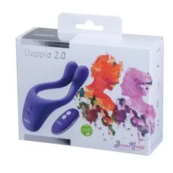 BeauMents - Doppio 2.0 Massager Voor Koppels Met Afstandsbediening - Paars -Sex Toys winkel BeauMents Doppio 2 0 massager voor koppels met afstandsbediening paars 9
