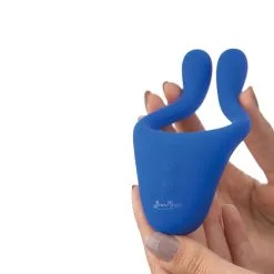 BeauMents - Doppio Massager Voor Koppels - Blauw -Sex Toys winkel BeauMents Doppio Massager voor koppels blauw 5