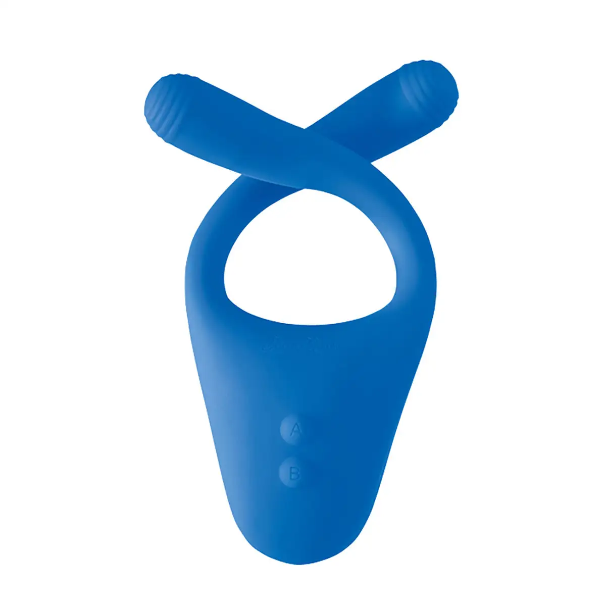 BeauMents - Doppio Move Flexibele Koppel Vibrator - Blauw 5 BeauMents - Doppio Move Flexibele Koppel Vibrator - Blauw - Afbeelding 5