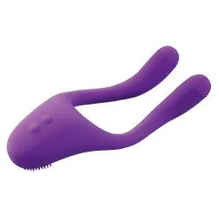 BeauMents - Doppio Move Flexibele Koppel Vibrator - Paars -Sex Toys winkel BeauMents Doppio Move Flexibele Koppel Vibrator paars 7