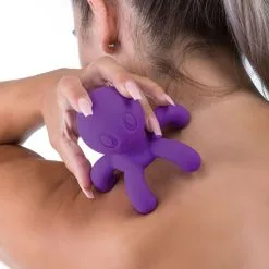 Beauments - Siliconen Vibrator & Massager Polypos - Paars -Sex Toys winkel Beauments Siliconen Vibrator Massager Polypos Paars 5