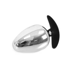 Kiotos Steel Big Ass RVS Buttplug S 70 Mm X 12 Cm Met Siliconen Voet/handvat -Sex Toys winkel Big Ass RVS Buttplug S 70 mm x 12 cm met siliconen voethandvat 3