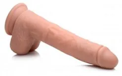 Big Shot - Vibrerende & Stotende Realistische XL Dildo Met Zuignap En Ballen - 22,2 X 4.6 Cm -Sex Toys winkel Big Shot Vibrerende Stotende Realistische XL Dildo met Zuignap en Ballen 222 x 4 6 cm 3