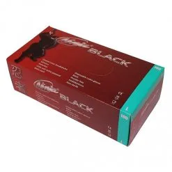 Rimba Latex Play Black Ninja - Latex Wegwerphandschoenen - 100 Stuks -Sex Toys winkel Black Ninja Latex Wegwerphandschoenen 100 stuks 3