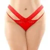 Bottoms Up Daphne Brazilian Rood - PLUS SIZE/GROTE MATEN
