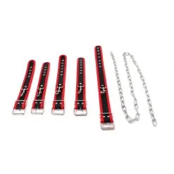 O-products Budget Bondageset Met Collar, Hand- En Voetboeien - Rood/Zwart 9 O-products Budget Bondageset Met Collar, Hand- En Voetboeien - Rood/Zwart -Sex Toys winkel Budget Bondageset met collar hand en voetboeien roodzwart 5