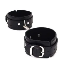 O-products Budget Enkelboeien Van PU-leer - Zwart -Sex Toys winkel Budget Enkelboeien van PU leer zwart 4