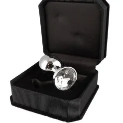 Rimba Bondage Play Buttplug Klein Met Wit Kristal 3 X 7.3 Cm