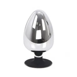 Kiotos Steel Buttplug RVS Met Siliconen Voetje BIG-S -Sex Toys winkel Buttplug RVS met Siliconen Voetje BIG S 3