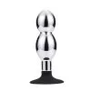 Kiotos Buttplug Aluminium Met 2 Ballen En Zuignap