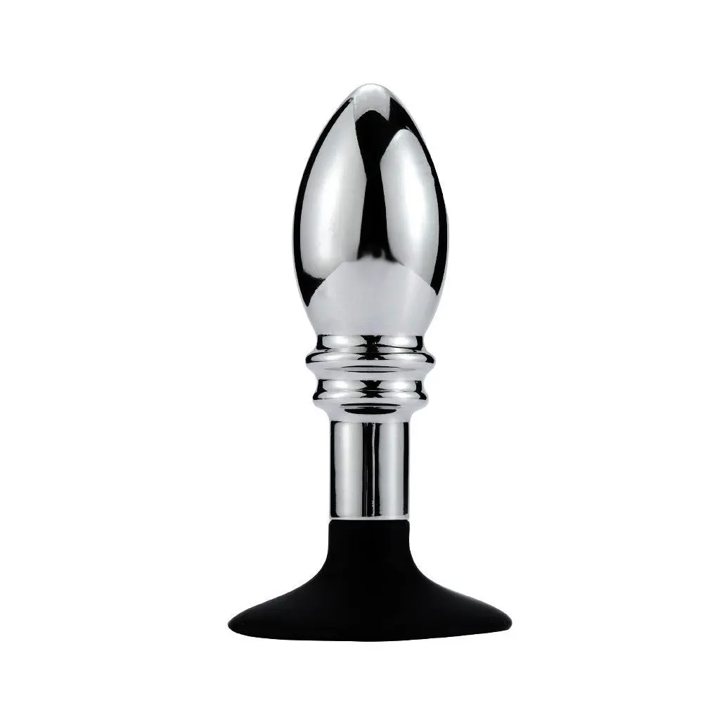 Kiotos Buttplug Aluminium Met Bal En Ribbels En Zuignap 3 Kiotos Buttplug Aluminium Met Bal En Ribbels En Zuignap - Afbeelding 3