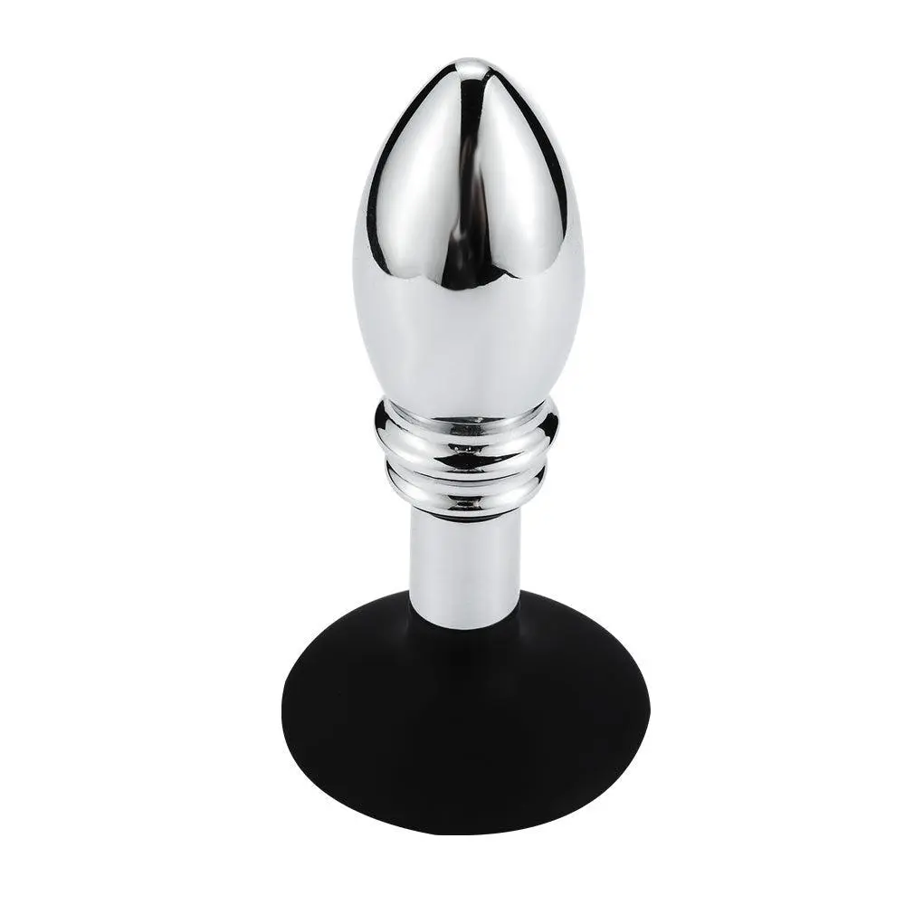Kiotos Buttplug Aluminium Met Bal En Ribbels En Zuignap 1 Kiotos Buttplug Aluminium Met Bal En Ribbels En Zuignap