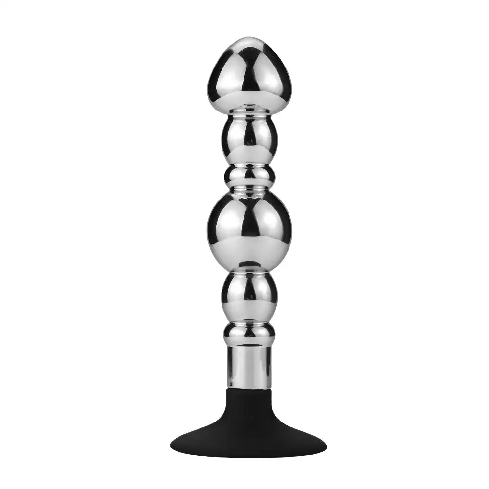 Kiotos Buttplug Aluminium Met Twee Ballen En Zuignap 1 Kiotos Buttplug Aluminium Met Twee Ballen En Zuignap