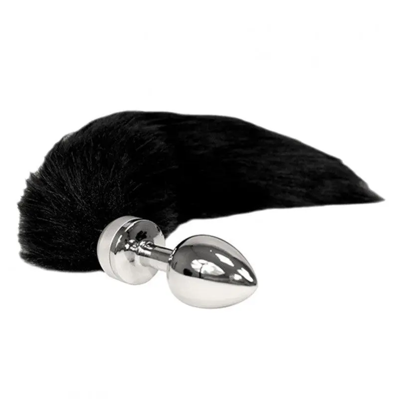 Rimba Bondage Play Buttplug Klein Met Zwarte Staart 1 Rimba Bondage Play Buttplug Klein Met Zwarte Staart