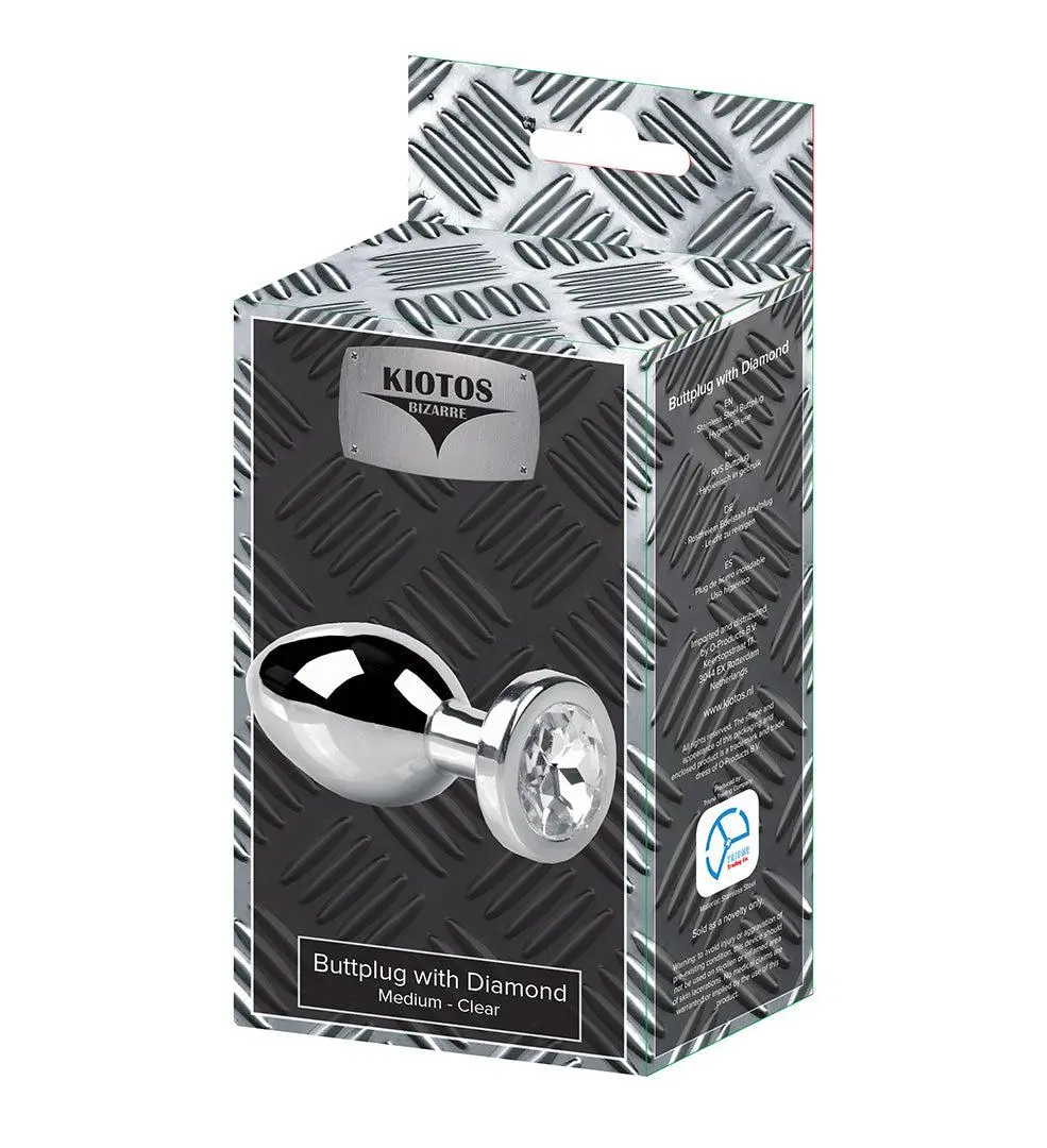 Kiotos Buttplug Met Diamant - Medium 2 Kiotos Buttplug Met Diamant - Medium - Afbeelding 2