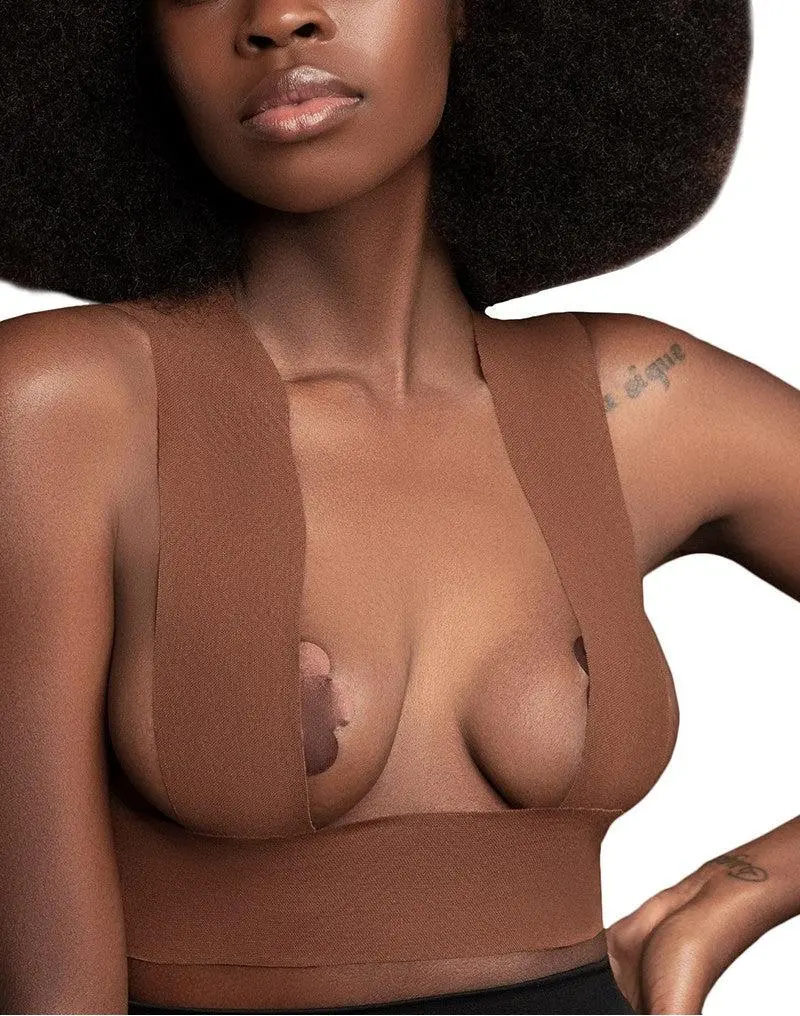 Bye Bra - Body Tape Borstenliftend Voor Cup A Tot F+ - Bruin 1 Bye Bra - Body Tape Borstenliftend Voor Cup A Tot F+ - Bruin