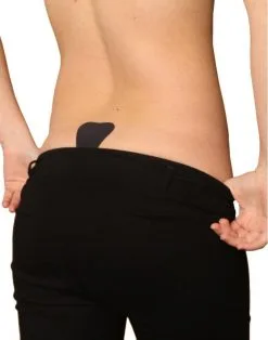 Bye Bra - Minimale, Naadloze & Onzichtbare Plak String - Zwart