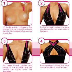 Bye Bra - Perfect Cleavage Tape Cup A-F - 3 Paar -Sex Toys winkel Bye Bra Perfect Cleavage Tape Cup A F 3 paar 8